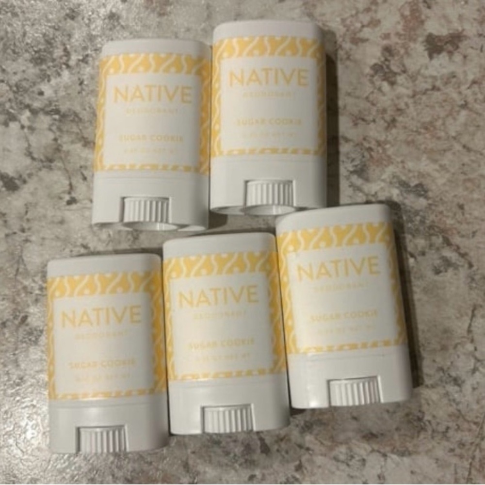 Native Sugar Cookie Deodorant Bundle Set of 5 NEW TRAVEL SIZE